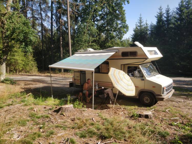 foret camping sauvage tchéquie
